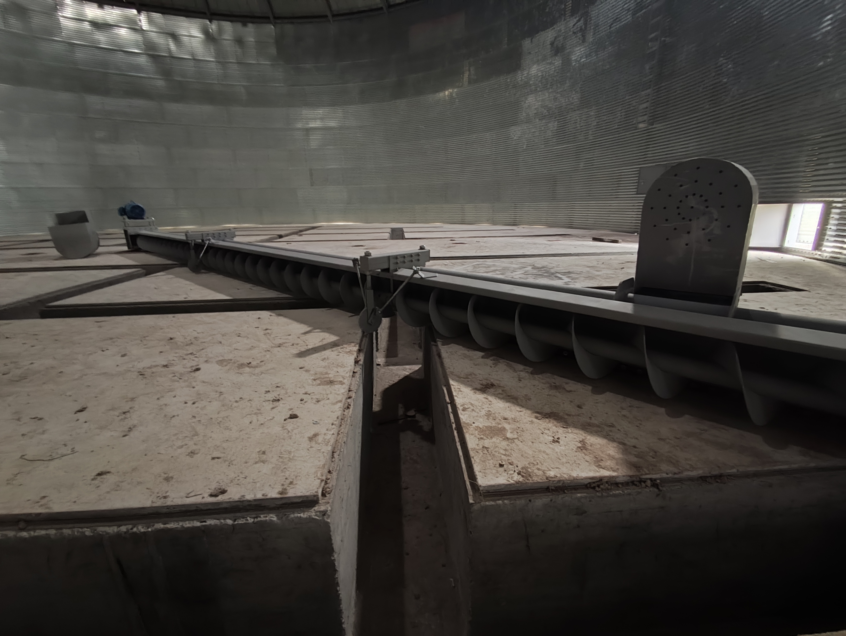 Barredores para silos de fondo plano